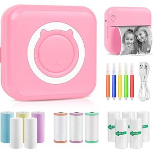 Draadloze Mini Fotoprinter - Draagbare Thermische Printer voor Smartphone