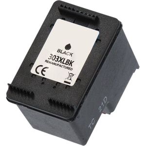Huismerk geschikt voor HP 303XL Inktcartridge Zwart - Geschikt voor Envy Photo 6230 - 6234 - 7130 - 7830 - Tango X