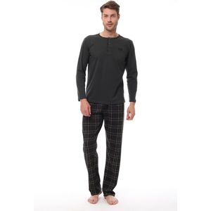 Pijadore - Heren Pyjama Set, Lange Mouwen - M