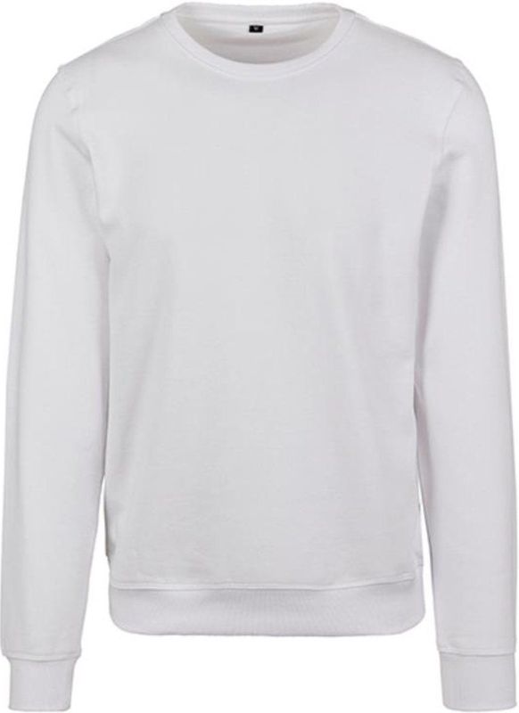 Build Your Brand - Premium Crewneck Sweater - Wit