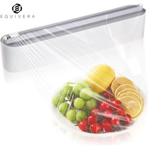 Equivera Foliehouder - Rollenhouder - Foliesnijder - Foliedispenser - Folie Houder - Foliehouder Keuken