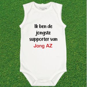 Rompertje jongste supporter van Jong AZ