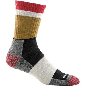 Heady Stripe Micro Crew Lightweight with Cushion - Ash - Hikingsokken en wandelsokken van merinowol