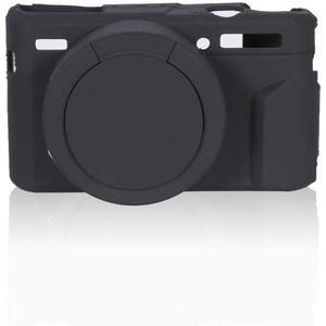 JGS Premium - Siliconen cameratas full body beschermhoes voor camera met lens - anti-slip - zacht - zwart - lichtgewicht - precieze pasvorm