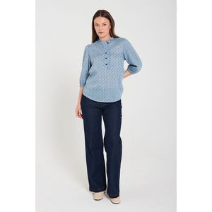 FREEQUENT - FQSINDY-JEANS - Denim - Donkerblauw - Wide Leg Model