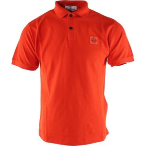 Stone Island - Klassiek Poloshirt - Rood - Katoen