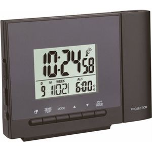 TFA Dostmann Radio Controlled Projection Wekker 60.5013.01 Thermometer Digitaal