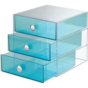 Drawers Make-Up Organizer - 3 laden kunststof - iDesign
