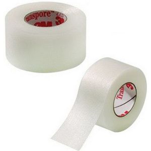 3M tape, Chirurgische Transpore tape 2,5 cm breed, huidvriendelijk, hypoallergeen, orginele tape3M Transpore tape