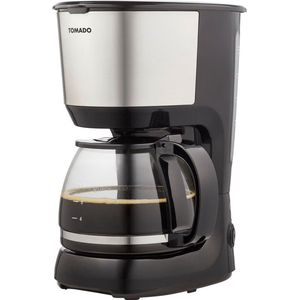 TOMADO TCM7512S Filter koffiezetapparaat - 1,25 liter - Glazen kan