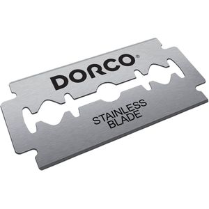 Dorco Platinum Double Edge Mesjes - Roestvrij Staal - 100 stuks - Scheermesjes