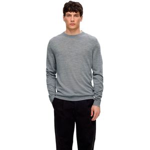 Gebreide Trui - Ronde Hals - Lange Mouwen - 100% Merino Wol