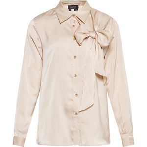 usha - BLACK LABEL - Blouse - Goud - Klassieke Blouse - Lange Mouw