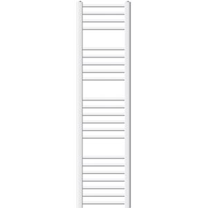 Badkamerradiator Sahara 300x1400 mm wit recht met zijaansluiting LuxeBath