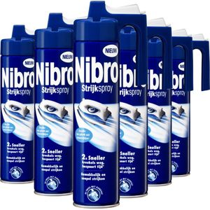 Nibro Strijkspray - Textielversteviger - Voordeelverpakking - 5 stuks - 400 ml