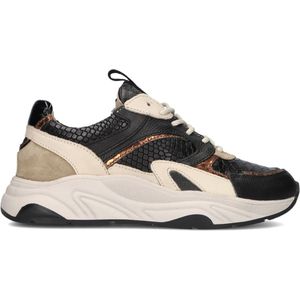 Notre-V - Iva-06 Sneakers - Zwart - Leer - Dames