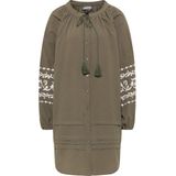 DreiMaster Vintage - Oversized Dress - Boline - Knielang - Katoen