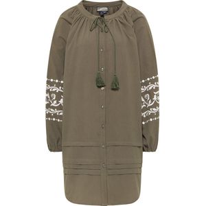 DreiMaster Vintage - Oversized Dress - Boline - Knielang - Katoen