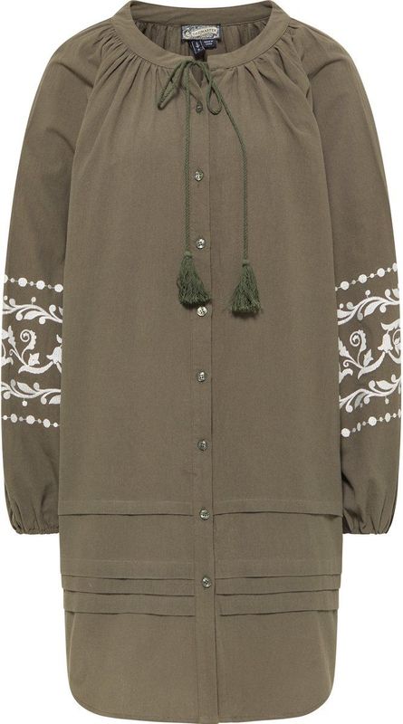 DreiMaster Vintage - Oversized Dress - Boline - Knielang - Katoen