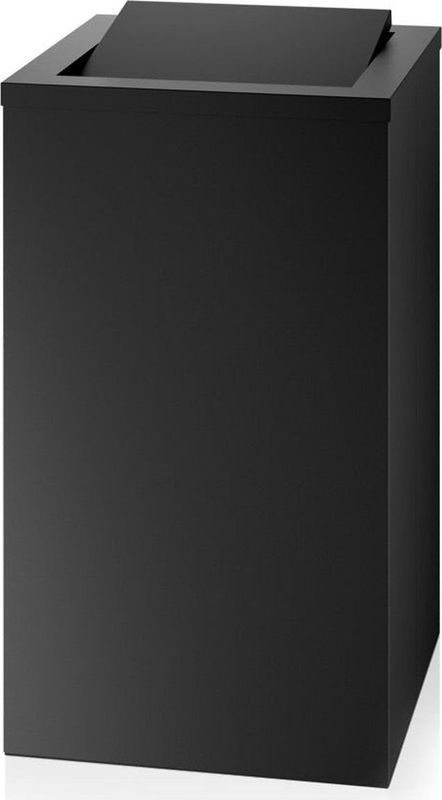 Decor Walther - DW 215 - Wasmand - Zwart - RVS, 50 L, Handgemaakt, Met Deksel