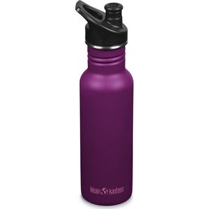 Klean Kanteen drinkfles met sportdop - 532 ml - paars