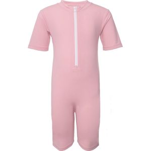 Petit Crabe UV werend Zwempak Kinderen korte mouwen Ster - Lichtroze - Maat 92-98