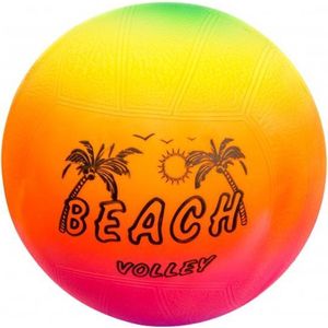 Lg-imports Strandbal - volleybal  beachbal 23 cm NEON kleuren
