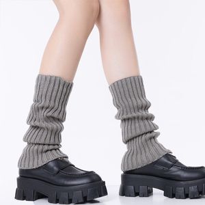 1 paar - Beenwarmers - Dames - Mode Accessoire - Warm - Acryl - grijs - Comfortabel - Leg Warmers - Grof Gebreid - 40cm