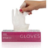 Styletek - Vinyl Handschoenen Wit Poedervrij - 100stuks