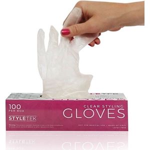 Styletek - Vinyl Handschoenen Wit Poedervrij - 100stuks