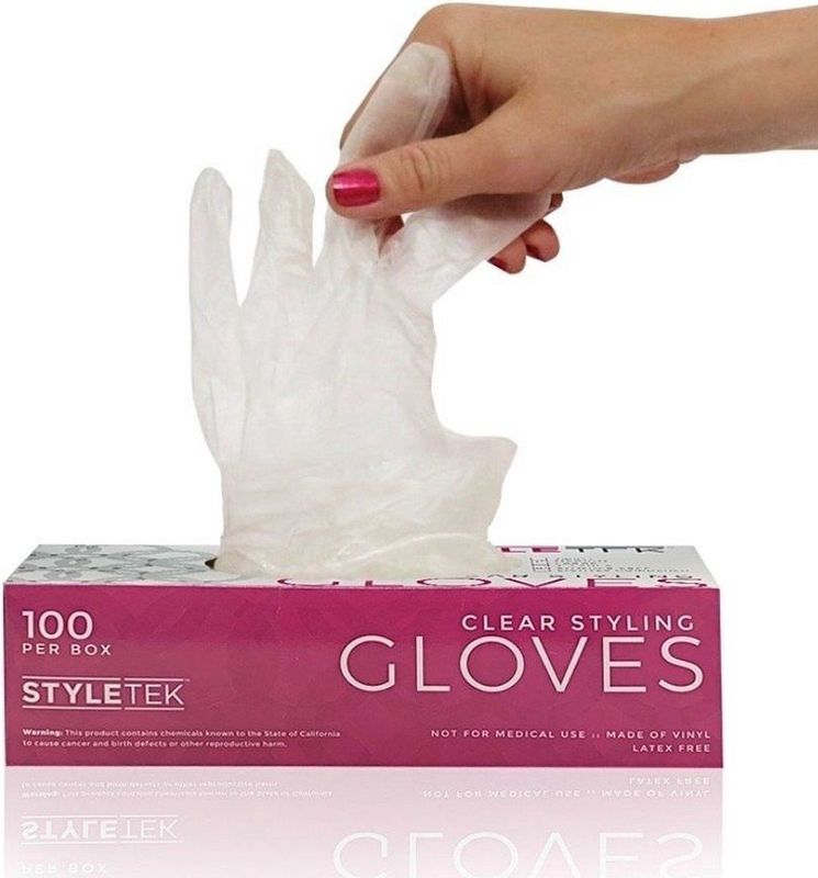 Styletek - Vinyl Handschoenen Wit Poedervrij - 100stuks