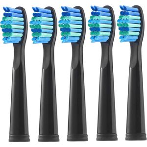 Vervangende tandenborstelkoppen medium zachte borstelharen voor 507 508 515 551 917 D7 D8 959 zwart 5 stuks