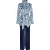 Pastunette fleece huispak dames - Deluxe - ''Blue Moon - 44 - Blauw
