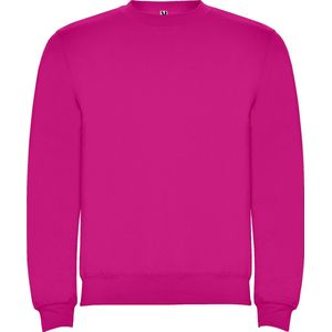 Fuchsia unisex sweater Clasica merk Roly maat L