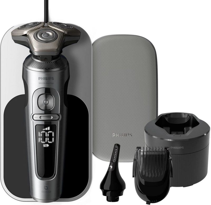 Philips Shaver S9000 Prestige SP9871/22 Elektrisch scheerapparaat met SkinIQ, nat en droog