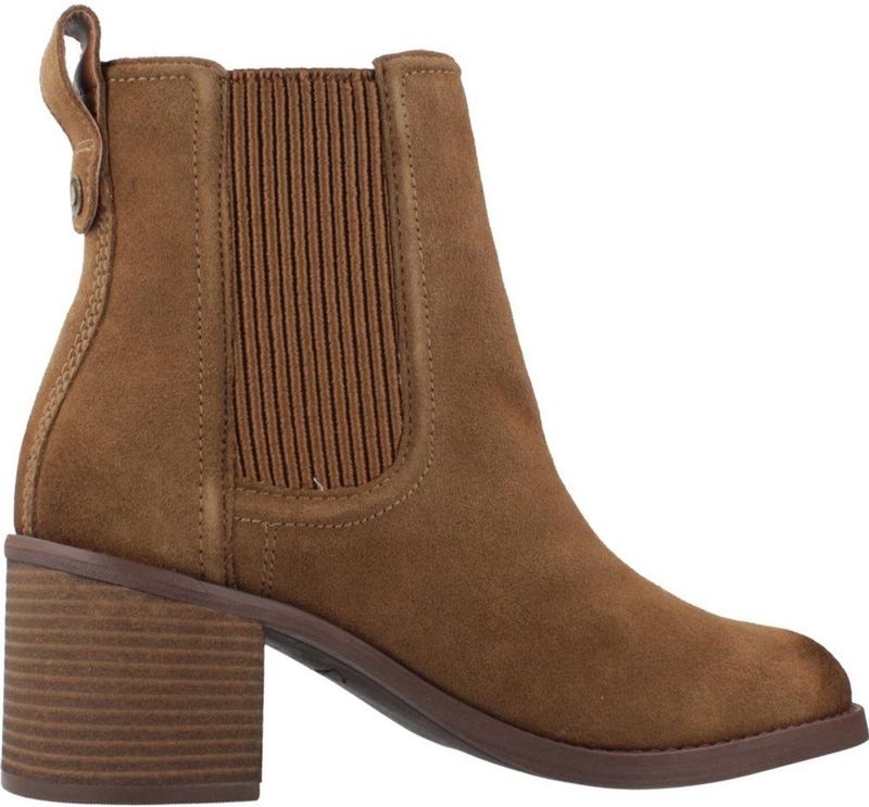 Clarks - Chamberly Top - Chelsea Boot - Walnoot Suede
