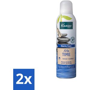 2 x Kneipp - Douche schuim - Me‑Time - Patchouli & Sandelhout - 200 ml - Douche Foam - Ontspanning - Patchouli - Sandelhout - Verzorging