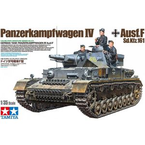 1:35 Tamiya 35374 German Panzerkampfwagen Battle Tank IV F L24/75mm Plastic Modelbouwpakket