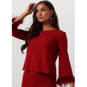 Ana Alcazar Top 080861 Tops & T-shirts Dames - Shirt - Rood - Maat 44