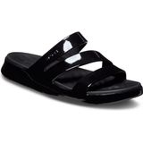 Crocs - Getaway Patent Slippers - Zwart - Kunststof