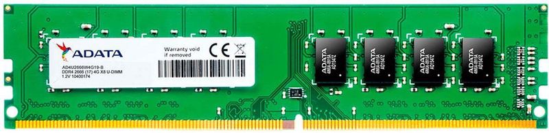 Adata Ad4u2666j4g19-b 1x4gb Ddr4 2666mhz Ram Groen