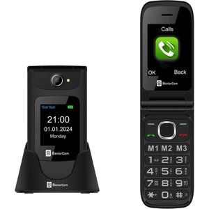 SeniorCom F24 4G Flip Senioren Mobiele Telefoon - Grote Toetsen - SOS