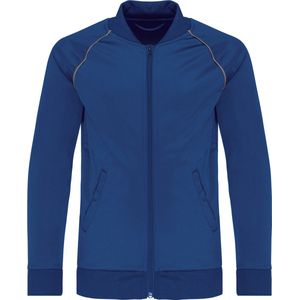 PROACT® Kindertrainingsjas met rits en biesje PA385 - Dark Royal Blue - 4/6 years (4/6 ans)