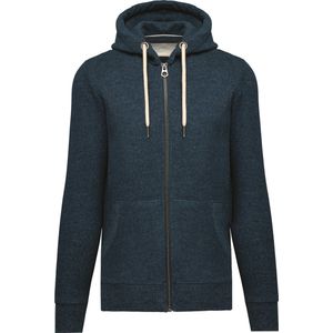 Kariban Vintage damessweater met rits en capuchon KV2307 - Night Blue Heather - S