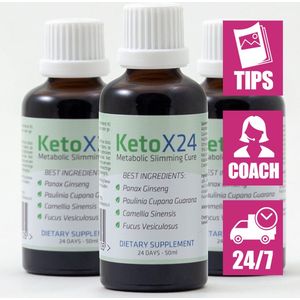Ketox24 Afslankdruppels Triple actie | Met krachtige ingrediënten voor een mooi figuur