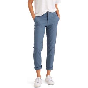 Dockers Weekend Regular Slim Ankle Fit Chino Broek Blauw 27 Vrouw
