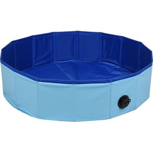 Flamingo Doggy Splatter - Zwembad Honden - Doggy Splatter Pool Blauw 160x30cm - 1st