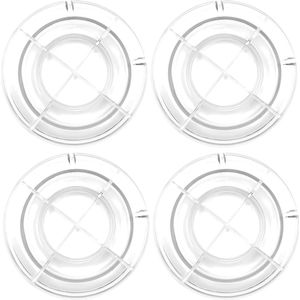 Anti-Slip Piano Foot pad - Floor Protection pad 4 Sets (Transparent) for Grand & Upright Piano
