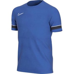 Nike Nike Dri-FIT Academy 21 Sportshirt - Maat 134  - Unisex - lichtblauw - navy - wit