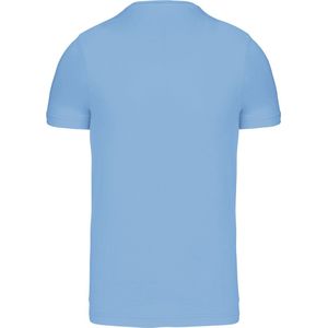 Hemelblauw T-shirt met V-hals merk Kariban maat XL